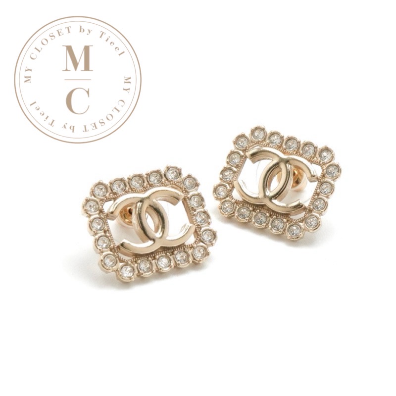 シャネル CHANEL クリア ロゴ ピアス CHANEL（シャネル） CCマーク ピアス ABF850 B20554 U0908 CHANEL