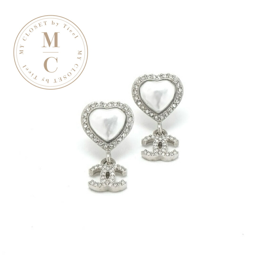楽天市場】CHANEL シャネル Coco Mark Earrings ABB632 ハートモチーフ