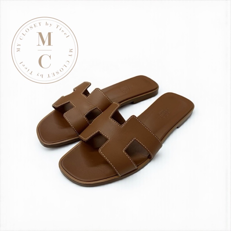 楽天市場】HERMES エルメス ORAN SANDAL サンダル フラットサンダル