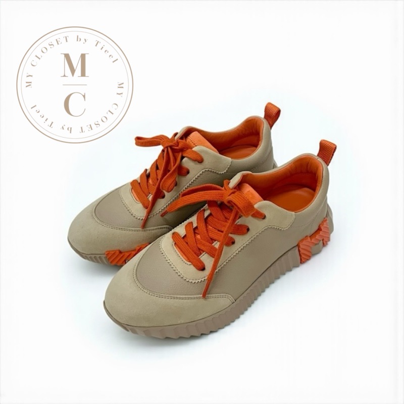 美品✨ エルメス バウンシング レディース ファブリック ブラック 24cm相当 スニーカー 《バウンシング》 - ブラック | Hermès - エルメス-公式サイト