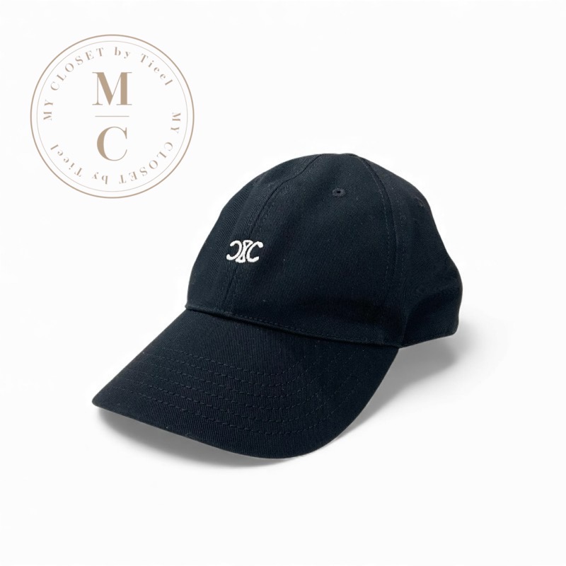 楽天市場】セリーヌ CELINE ベースボールキャップ ブラック メンズ