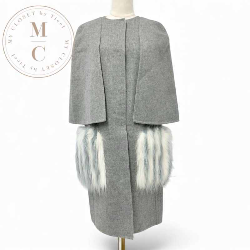 楽天市場】FENDI フェンディ ポンチョ FXX723 AQCW レディース