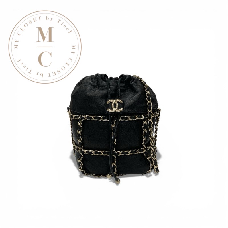 シャネル CHANEL 御徒面子 ショルダーバッグ 黒いこと ゴールド ココマーク チェーン店うしろ側 合切袋 レディースバッグ-バッグ・小物・ブランド雑貨-ショルダーバッグ・メッセンジャーバッグ