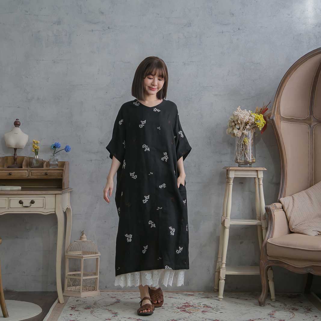 魅了 楽天市場 半袖 リネン ワンピース 刺繍 レース 全2色 ブラック 黒色 半袖 リネン100 麻100 ヘンプ100 天然素材 スカラップレース 春服 春物 春用 春夏 夏服 夏物 夏用 Mycloset オープニング大放出セール Csckerala Com