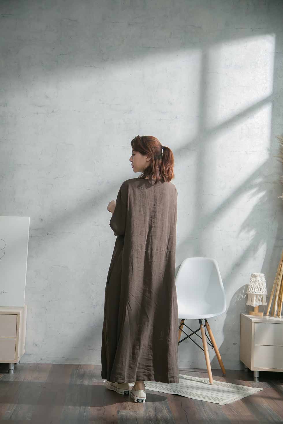 人気満点 楽天市場 リネンワンピース 刺繍 ワンピース 全 2 色 ブラウン 茶色 半袖 リネン100 麻100 ヘンプ100 天然素材 スカラップレース 春服 春物 春用 春夏 夏服 夏物 夏用 Mycloset 時間指定不可 Radonnb Co Rs