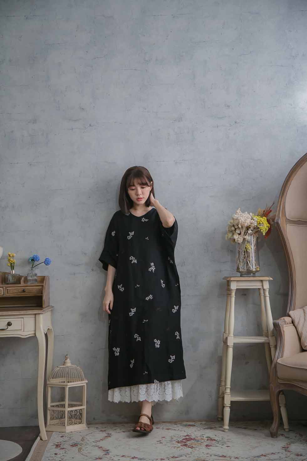魅了 楽天市場 半袖 リネン ワンピース 刺繍 レース 全2色 ブラック 黒色 半袖 リネン100 麻100 ヘンプ100 天然素材 スカラップレース 春服 春物 春用 春夏 夏服 夏物 夏用 Mycloset オープニング大放出セール Csckerala Com