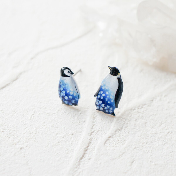 楽天市場】かわいいペンギンのピアス 夏に涼しげ シルバー925 可愛い