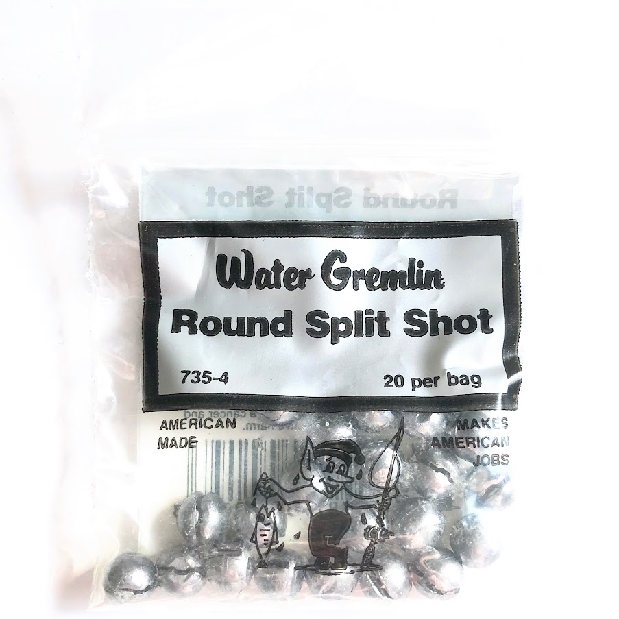 楽天市場 ウォーターグレムリン ラウンドスプリットショット シンカー 735 4 フィッシングセレクトオン