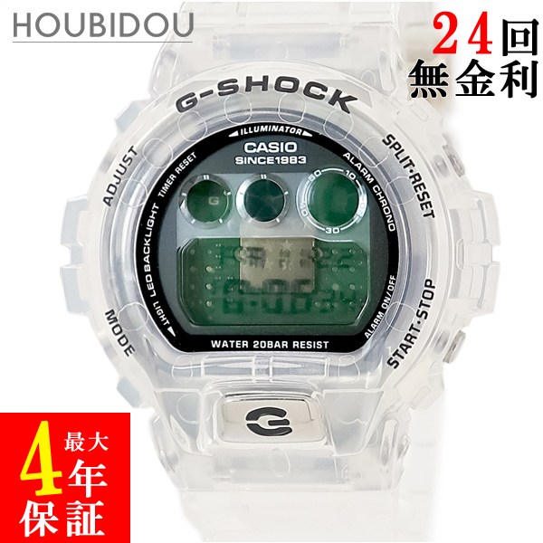 \ポイント10倍/ カシオ CASIO G-SHOCK クリア リミックス DW-6940RX-7ER 未使用 Gショック デジタル 耐衝撃 メンズ 腕時計クオーツ ブラック 【中古】|HOUBIDOU 心斎橋店