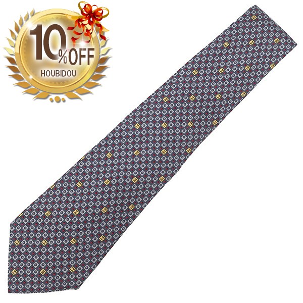 楽天市場】CHANEL シャネル 小柄 ココマーク 総柄 ネクタイ シルク