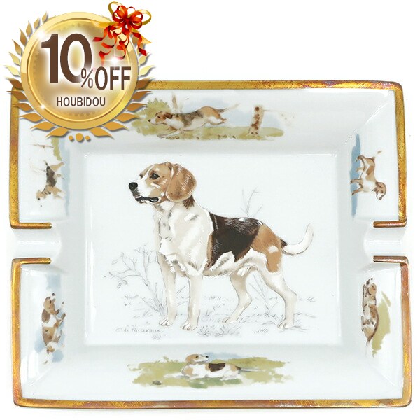 楽天市場】HERMES エルメス アッシュトレイ 灰皿 ヒョウ 豹 陶器