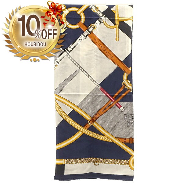 楽天市場】エルメス ショール カレ 140 Duo d'Etriers 鎧のデュオ