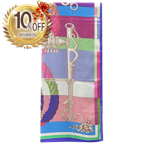 楽天市場】【エルメス】Hermes カレジェアン140 カシミヤ シルク THE