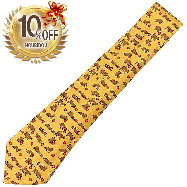 楽天市場】【アパレル】HERMES エルメス ネクタイ アニマル 動物