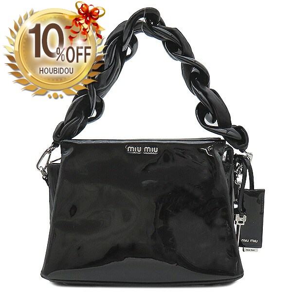 楽天市場】ミュウミュウ 【MIUMIU】 ナッパクリスタル トートバッグ