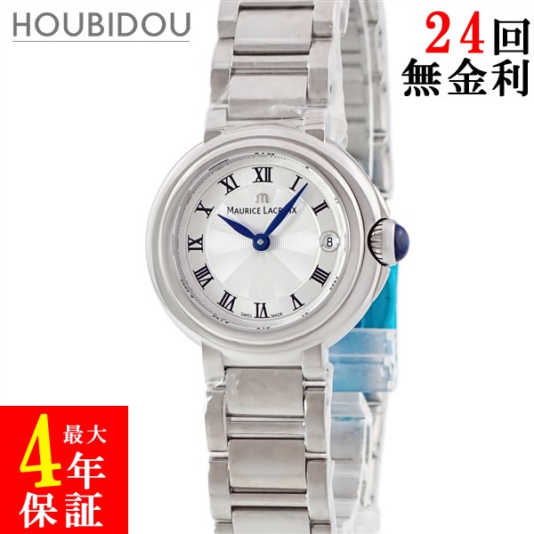モーリスラクロア Maurice Lacroix フィアバ デイト FA1003-SS002-110-1 未使用 ギョウシェ ローマン レディース 腕時計クオーツ シルバー 【中古】｜HOUBIDOU 心斎橋店