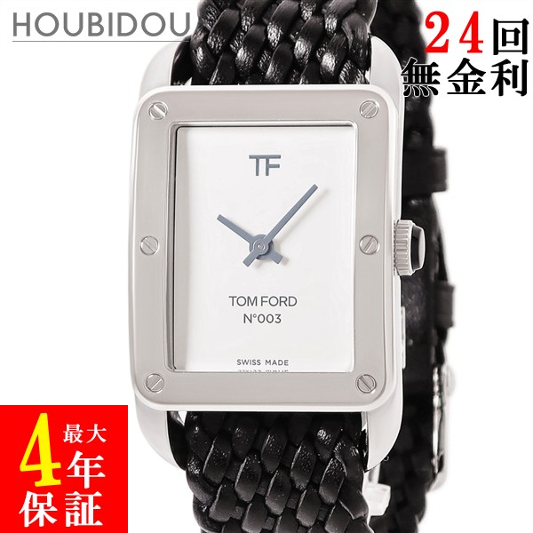 ＼最大限度5万円銀行割引クーポン券 6/11 2時まで／ トムジェラルド・r・フォード TOM FORD N.003 ポリッシュドSS 白いこと文字盤 TF0120267289 未当て嵌める 白 メンズ ウオッチ石英 白いこと 【中古】