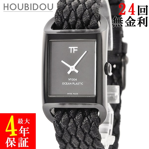 ＼最大限度5万円銀行割引引き換え証 寸法押さえる／ トムジェラルド・r・フォード TOM FORD N.004 綿津見可塑性物質 ひと休み天下太平 TF0120249878 新品負けず劣らず 黒 メンズ レディース ウオッチ石英 黒いこと 【中古】