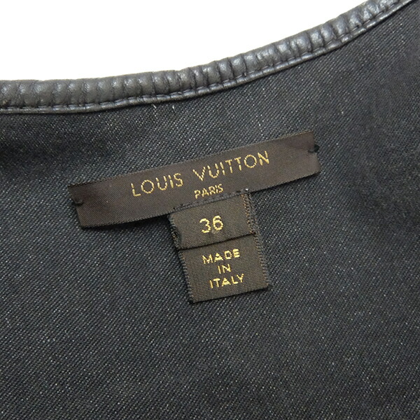 6 26 1時までポイント2倍 ルイヴィトン Louisvuitton ワンピース モノグラム デニム フロントボタンワンピース ブラックデニム 黒 モノグラム ゴールド金具 レディース 定番 人気 美品 中古 Rvcconst Com