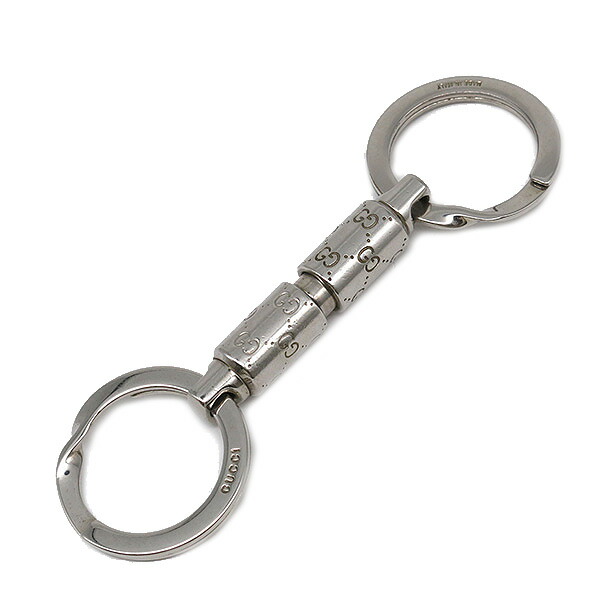 楽天 当店なら 最大3万円割引クーポン グッチ Gucci キーリング メタル シルバー 2140 メンズ レディース ユニセックス 箱 定番 人気 美品 中古 本店は Www Papermoney World Com