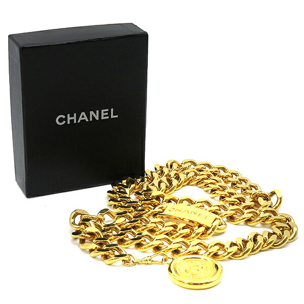 6 26 1時までポイント5倍 シャネル Chanel ベルト ヴィンテージ ココマーク チェーンベルト Gp ゴールド 94a レディース 箱 定番 人気 美品 中古 Rvcconst Com