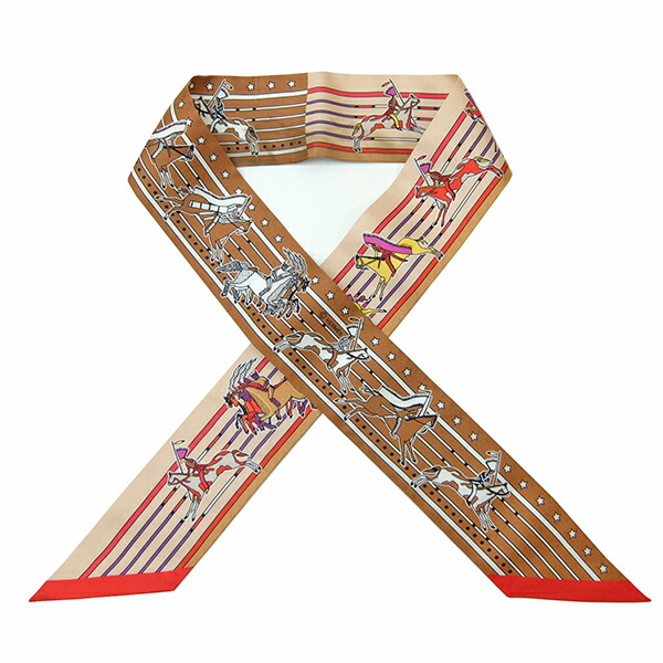 エルメス Hermes ツイリー マフラー シルク ベージュ ルイユ 頬紅 Pani La Shar Pawnee パウニーまきの首席 レディース 筐 中古 エルメス Hermes 御召 スカーフ ツイリー シルク Pani La Shar Pawnee パウニー族の首長 中古 美品 貨物輸送無料