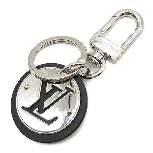 ルイヴィトン Louisvuitton キーリング キーホルダー バッグチャーム Lvサークル シルバー金具 M メンズ レディース ユニセックス 定番 人気 美品 箱 中古 Andapt Com
