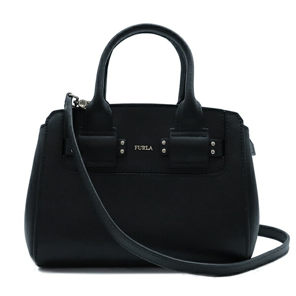 当店なら クーポンで最大3万円オフ フルラ Furla 2wayバッグ ラッキー ミニ レザー ブラック ハンドバッグ ショルダー ゴールド金具 レディース定番 人気 美品 中古 Opinioncubana Com