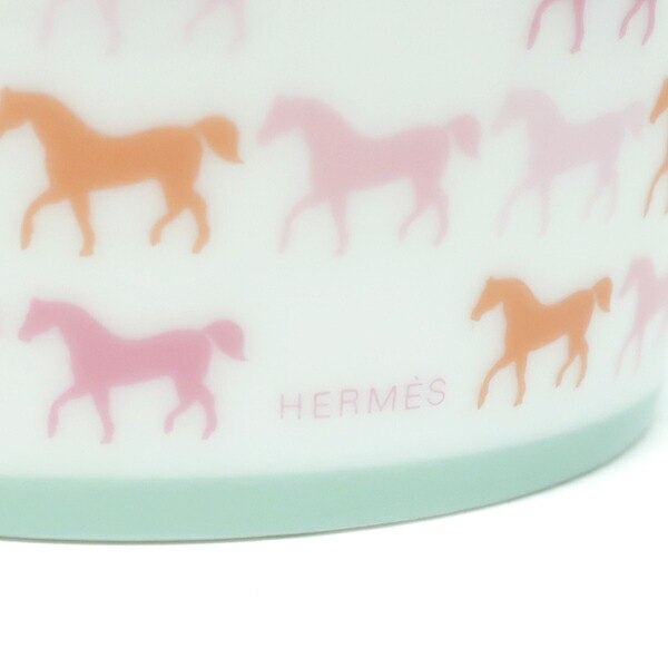 エルメス Hermes カヴァル 色彩 マグセット マグカップ 陶磁器 白み 桜 オレンジ色であること 白 水色 ブルー メンズ レディース ユニ同衾 函 定番 英名 美優美さ 中古 Silk Music Com