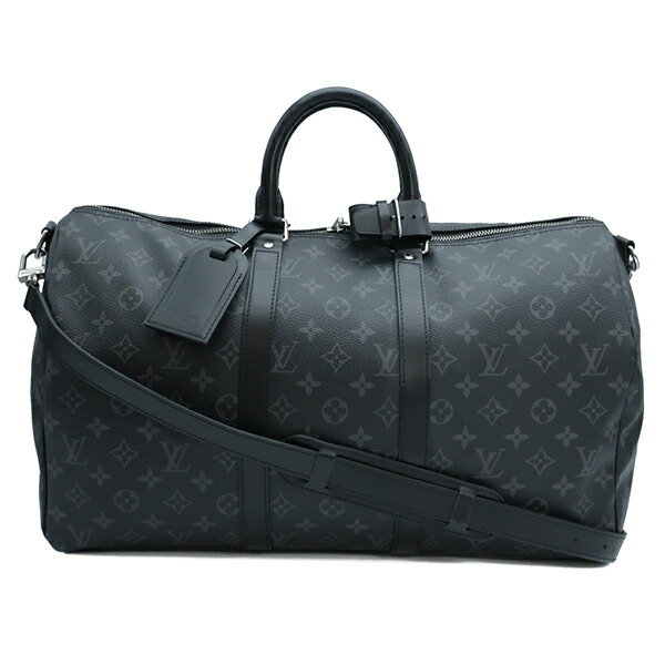 当店なら 最大5万円割引クーポン 10 15から ルイヴィトン Louisvuitton ボストンバッグ キーポル45バンドリエール モノグラムエクリプス 黒 旅行カバン シルバー金具 M メンズ レディース ユニセックス 定番 人気 美品 中古 Ipag Org