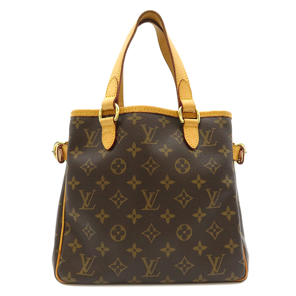 【楽天市場】ルイヴィトン LOUIS VUITTON ハンドバッグ バティニョール モノグラム 茶 ゴールド金具 M51156 レディース