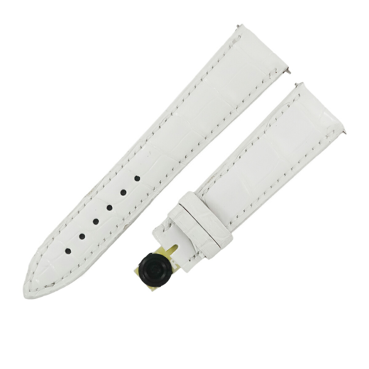 フランクミュラー FRANCK MULLER トノウカーベックス 6850用 クロコバンド 未使用 純正 替え ベルト ショート 19mm ホワイト白 メンズ 腕時計 【中古】 22,350円