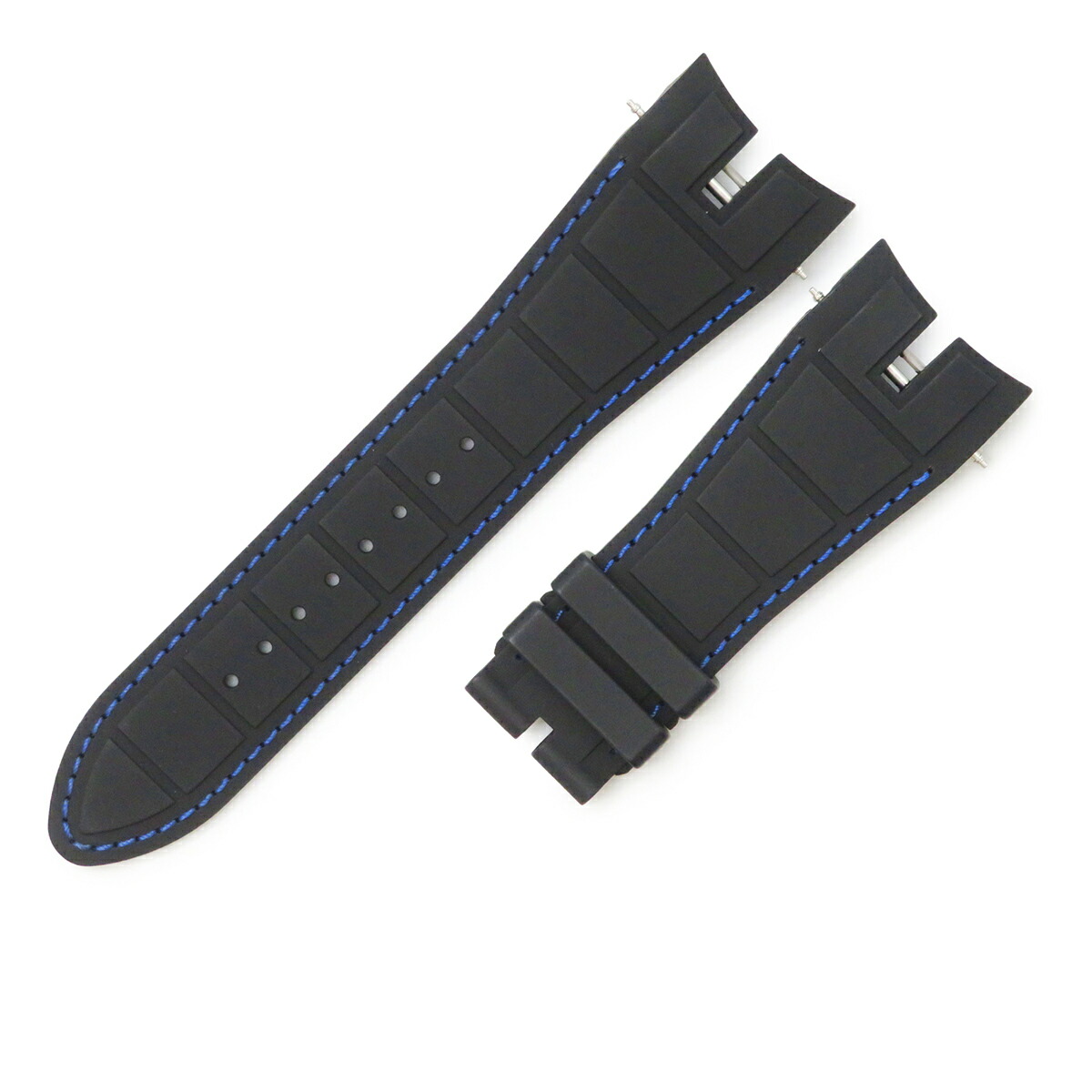 ブレゲ 未使用 純正 替え クロコバンド ベルト ストラップ 21mm 黒 メンズ 腕時計