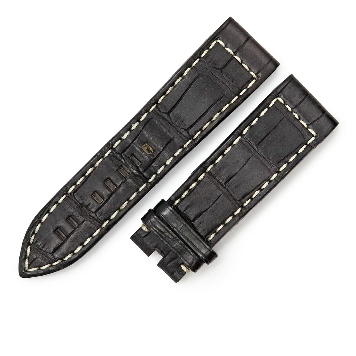 ZENITH ゼニス 純正 レザーベルト グレー 未使用品 ZENITH - ZENITH ゼニス 純正 革ベルト Dバックル セット レザー
