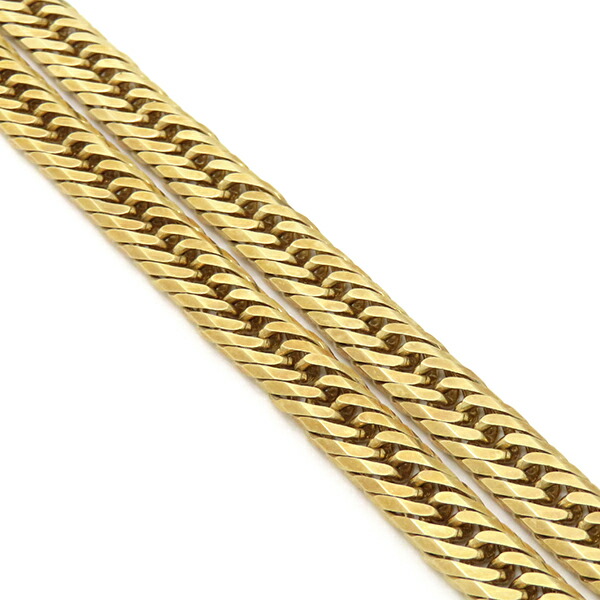 喜平 KIHEI ネックレス K18 18金 40cm 30.3g 8面 トリプル K18YG イエローゴールド 造幣局検定マーク ※ショッピングローン対応していません 【中古】