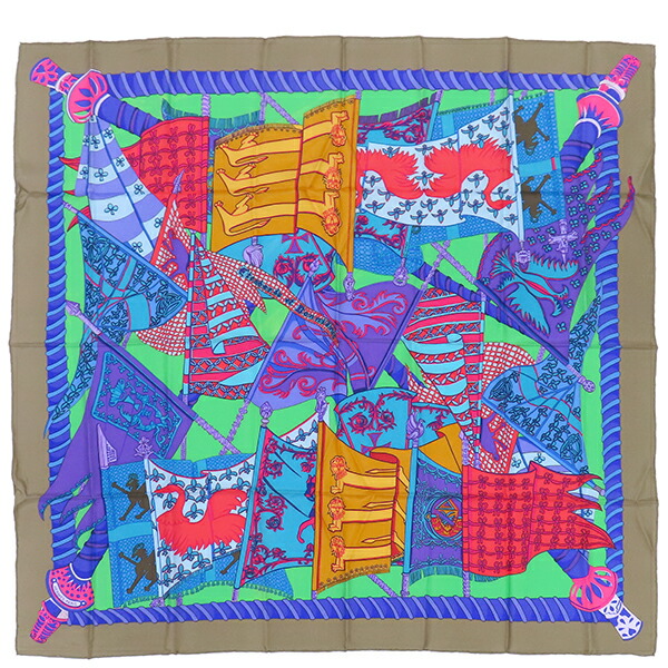 楽天市場】【エルメス】Hermes カレ90 シルク スカーフ LA PRAIRIE