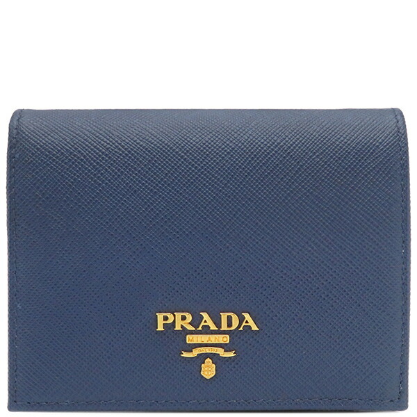 【極美品】 PRADA プラダ 財布 二つ折り財布 サフィアーノ ネイビー 楽天市場】プラダ PRADA 財布 三つ折り ミニ財布 サフィアーノ