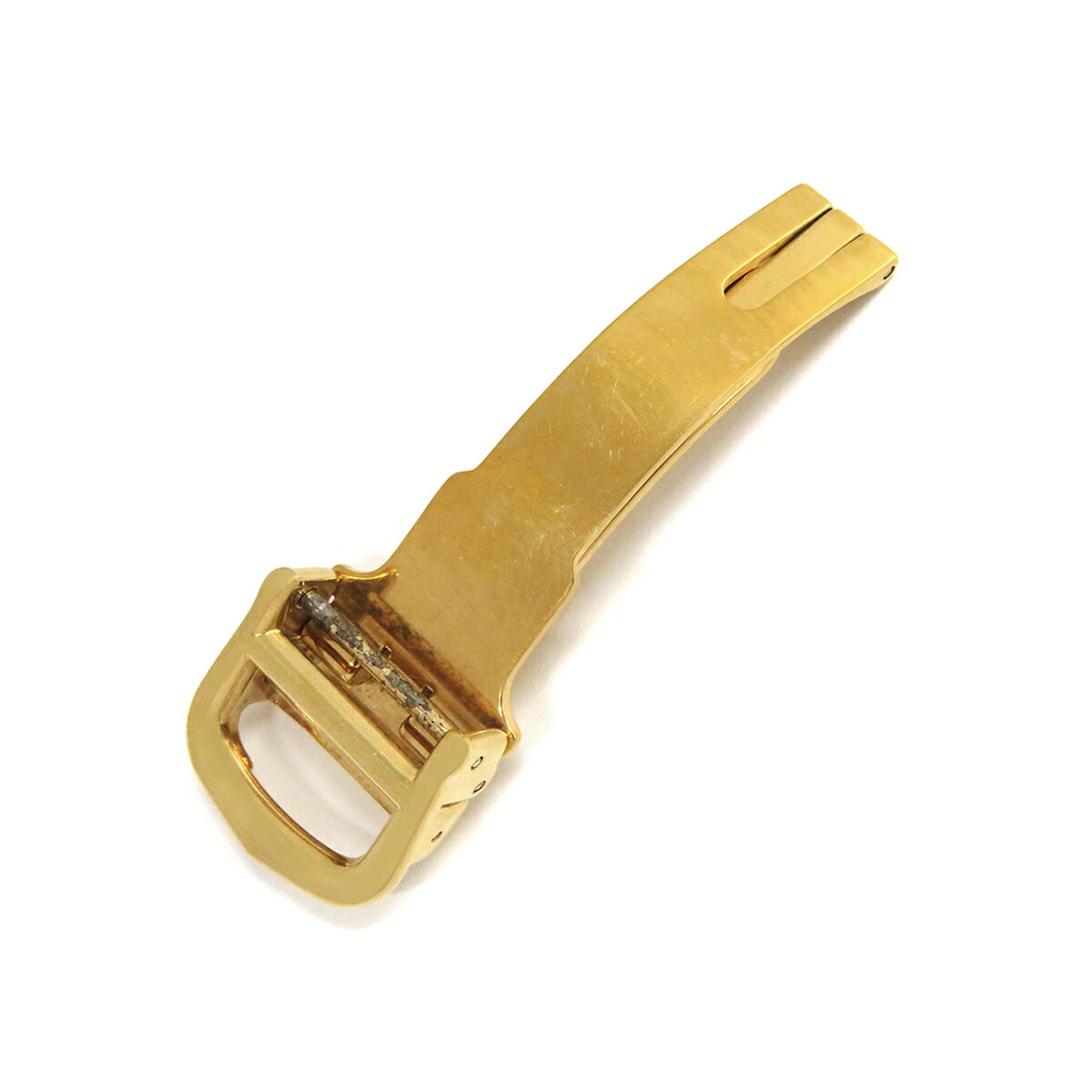 美品　カルティエ　純正Dバックル　18mm 楽天市場】カルティエ 時計 純正 Dバックル 部品 18K 750PG
