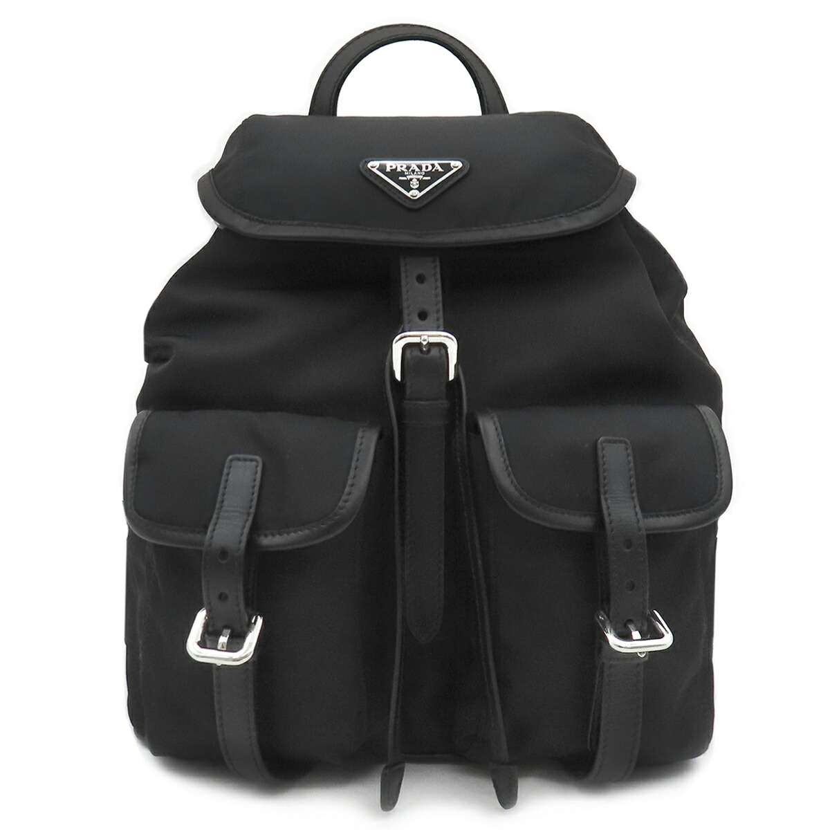 PRADA ブラック リュック・バックパック PRADA プラダ バックパック VZ0055 ブラック ナイロン【431