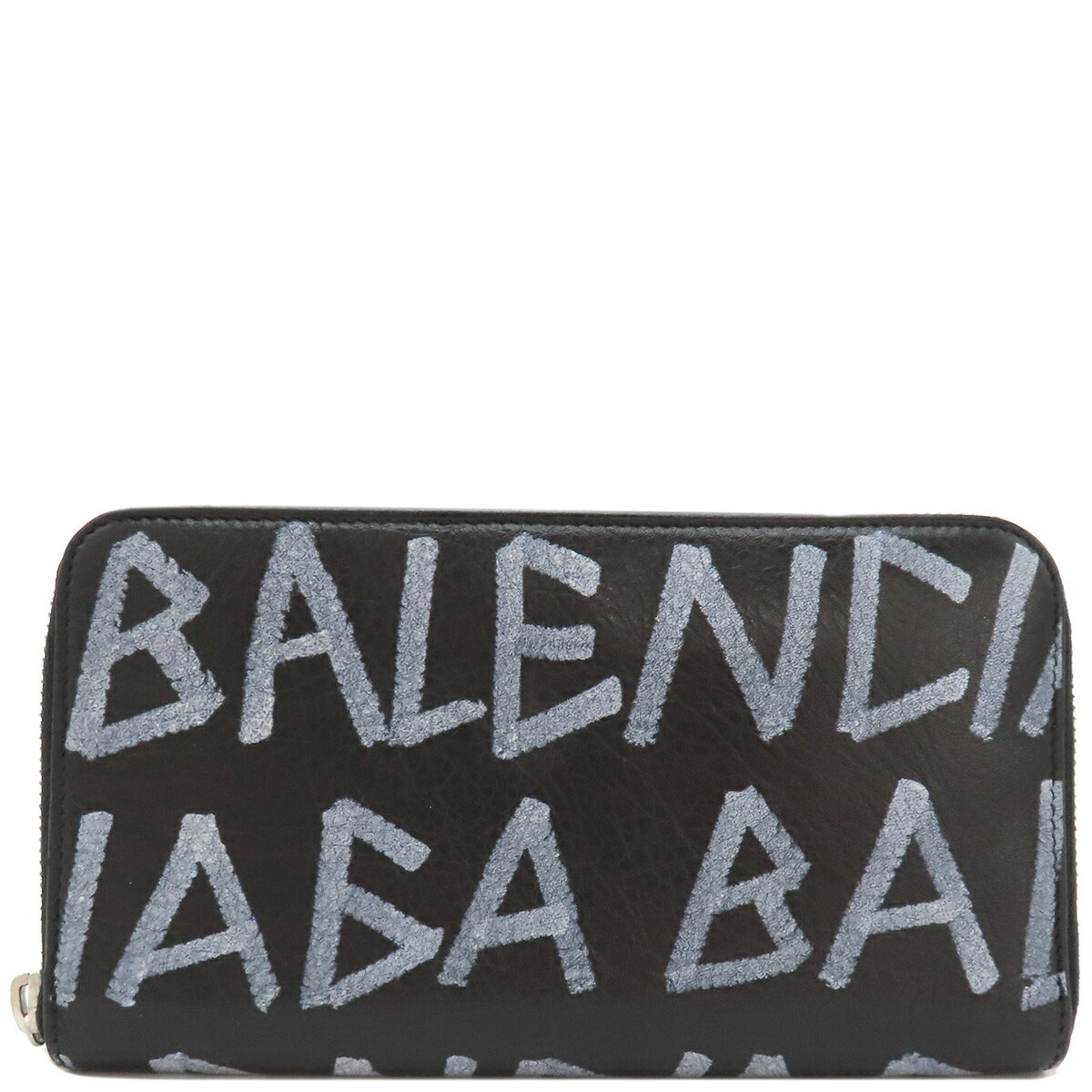 ⭐️ 極美品 バレンシアガ エブリデイ ロゴ ラウンドファスナー 長財布 ブラック 極美✨バレンシアガ 長財布 ラウンドファスナー ロゴ エブリデイ