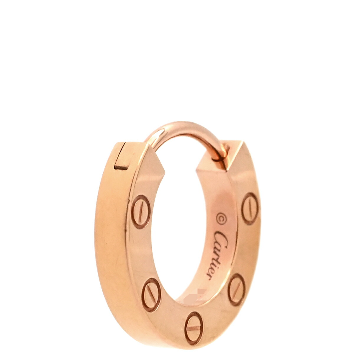 楽天市場】カルティエ Cartier ピアス ラブ シングル B8301421