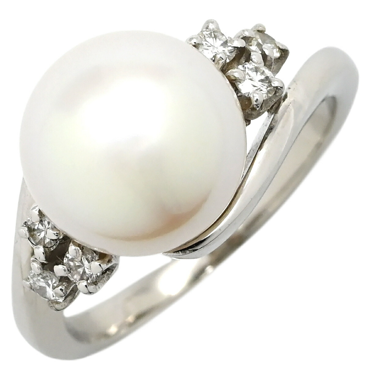 楽天市場】ミキモト MIKIMOTO pt950 プラチナ 8mm 珠 パール 真珠 付