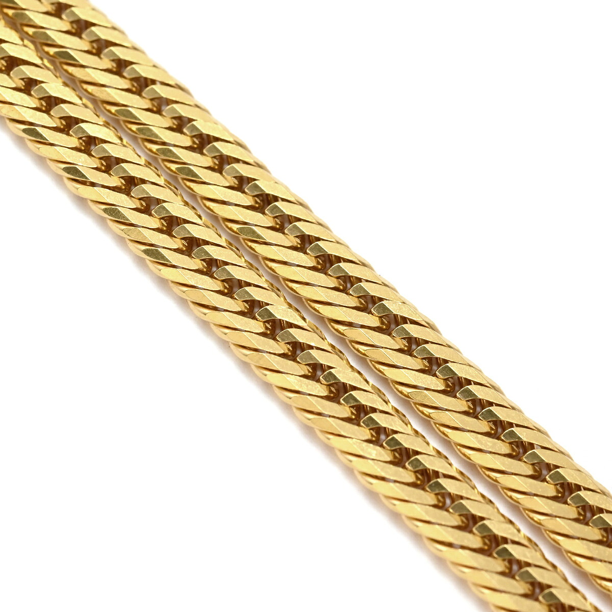喜平 KIHEI ネックレス K18 18金 50.4cm 30.3g 12面 トリプル K18YG イエローゴールド 造幣局検定マーク ※ショッピングローン対応していません 【中古】
