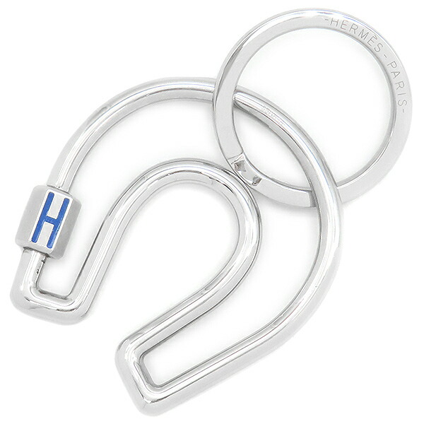 楽天市場】【未使用品】HERMES エルメス レザー プレート キーリング
