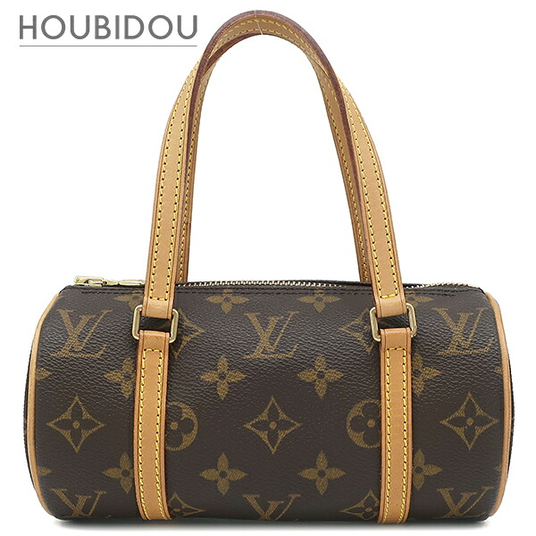 ＼10%OFF大売り出し ＆最大限度5万円銀行割引クーポン券 量目押さえる／ ルイヴィトン LOUIS VUITTON ハンドバック パピヨン 19 モノグラム帆布 モノグラム ゴールド金具 茶 M51389 DU0023【中古】