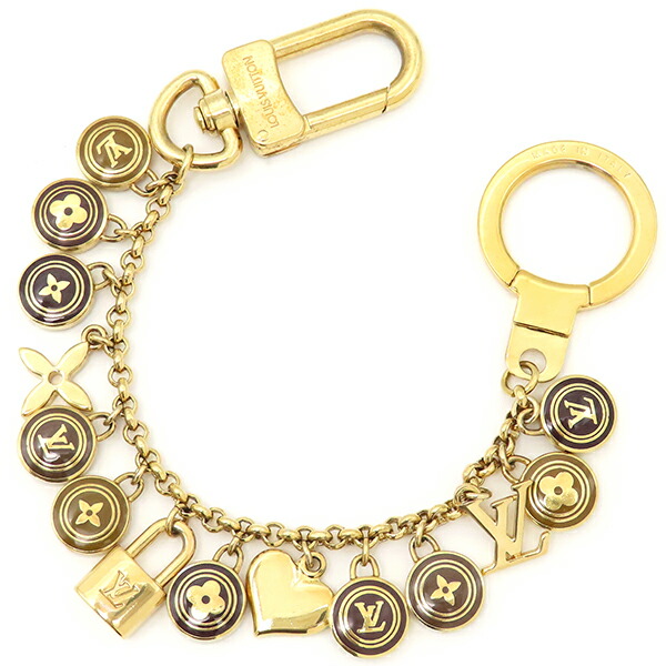 極美品　LOUISVUITTON ポルトクレフォルテュンヌ キーリング　ブラウン 楽天市場】LOUIS VUITTON ルイ ヴィトン ポルト クレ