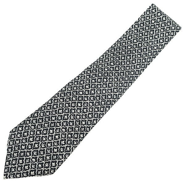 新品　HERMES エルメス　ネクタイ　ブラック　総柄　モノトーン 楽天市場】【新品】 エルメス HERMES ネクタイ シルクツイルタイ