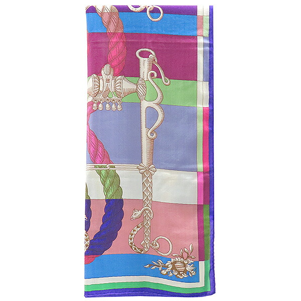 楽天市場】【エルメス】Hermes カレジェアン140 カシミヤ シルク THE