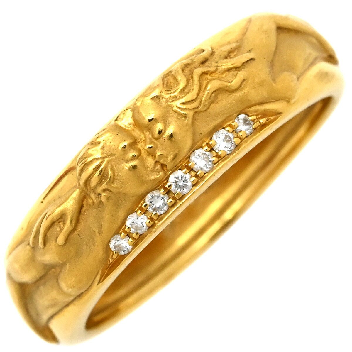 カレライカレラ☆k18(750)カエルリング☆12号附属品有 カレライカレラ☆k18(750)カエルリング☆12号附属品有 カレライカレラ