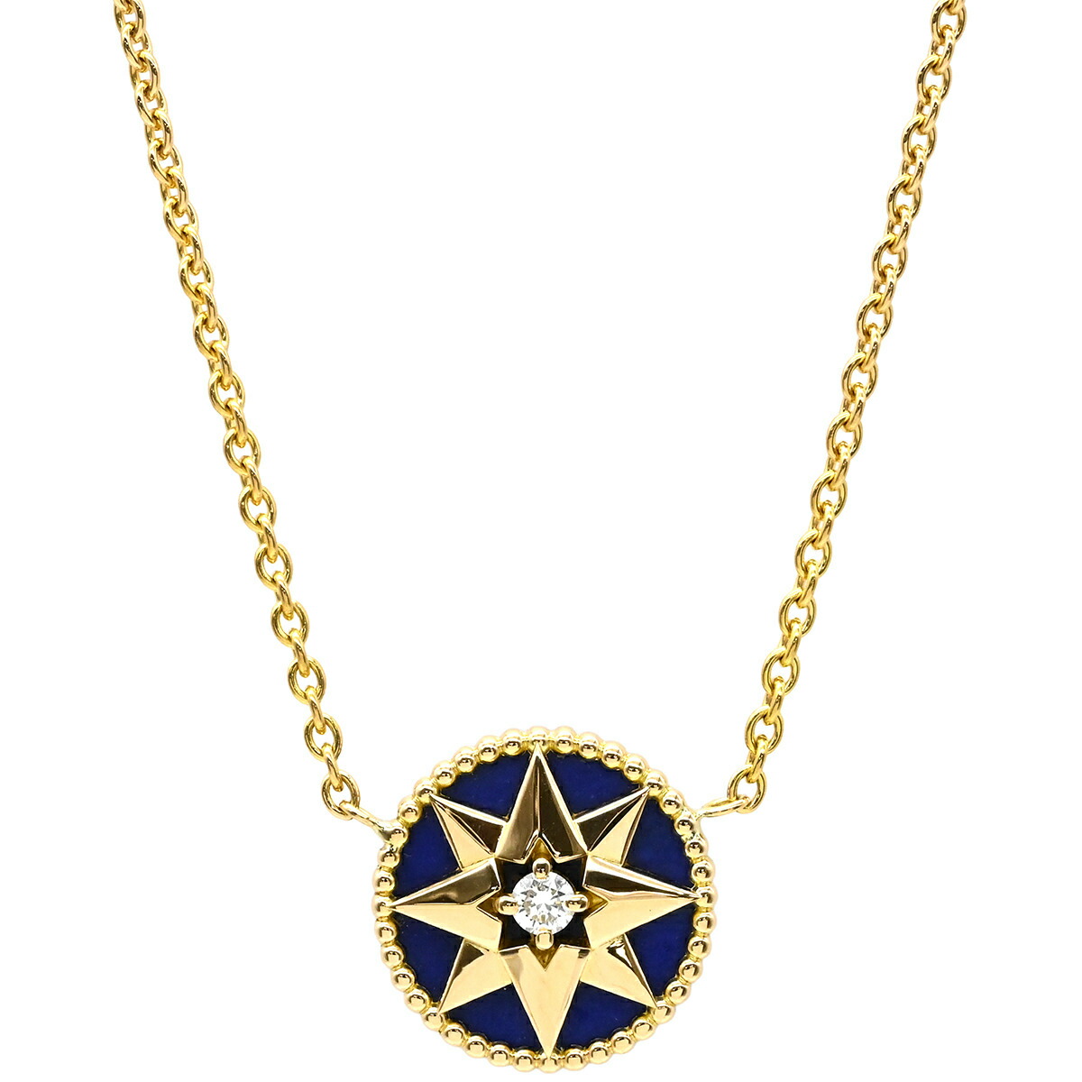 ディオール K18YG maxioui マキシウィ 1P ダイヤ ネックレス ディオール/クリスチャンディオール/ネックレス/マキシウィ/K18YG